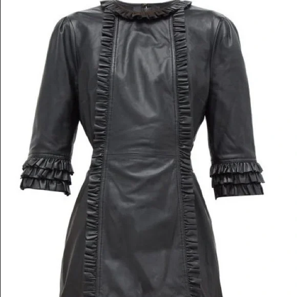 The Vampire’s Wife x Current/Elliot leather dress NWT - Picture 2 of 8